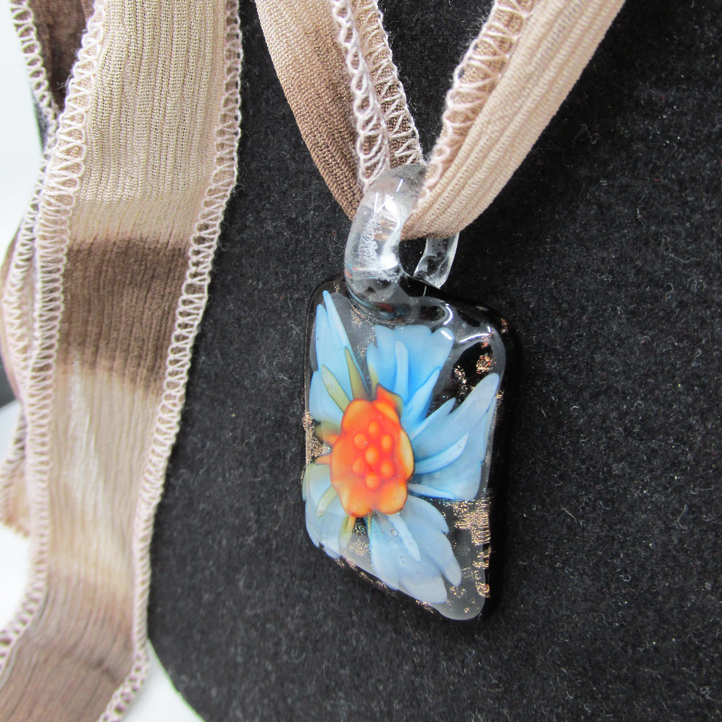 Murano Glass Floral Necklace